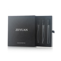 Boîte cadeau d'emballage de parfum cosmétique personnalisée 2ml 3ml 5ml 10ml ensemble d'échantillons de parfum avec boîte d'emballage