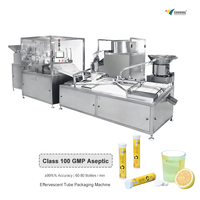 Machine automatique de remplissage, de bouchage et d'emballage de tubes pour comprimés nutraceutiques et comprimés effervescents de vitamine C