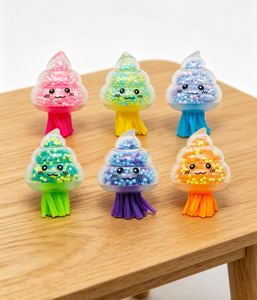 Cute Poop Shape Squishy Stress <b>Ball</b> Slow Rebound Sensory Fidget Toy Soft Stretchy Novelty Gift - Product Image 5