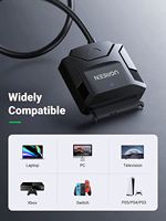 Cable adaptador UGREEN SATA a USB 3,0 para 3,5 2,5 pulgadas SSD HDD SATA III convertidor de disco duro compatible con UASP