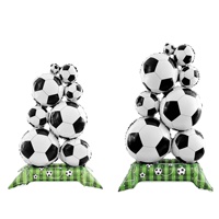 Ballons en aluminium géants en forme d'extraterrestre sur pied, fabriqués en Chine, pour décorations de fête d'anniversaire Coupe du Monde 2026