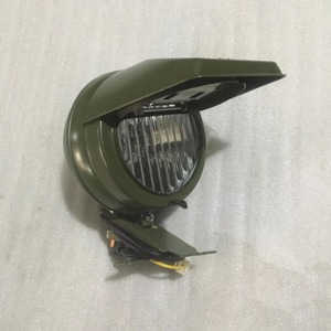 Phare halogène 12V en aluminium noir CJ750 pour moto Ural M72 <span class=keywords><strong>NVA</strong></span> T-54 T-55 IFA GAZ - Product Image 2