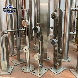 现代不锈钢水平管栏杆系统DIY阳台和楼梯扶手护栏，带管柱顶部导轨 - Product Image 5