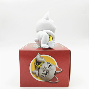8CM Dandadan Dan Da Dan Maneki-<span class=keywords><strong>neko</strong></span> Lucky cat <span class=keywords><strong>Anime</strong></span> Figurine Cartoon <span class=keywords><strong>Anime</strong></span> PVC Figure Toy Collect Japanese Toy - Product Image 6