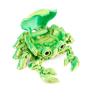 Vashine 3D impreso colorido <span class=keywords><strong>Cyberpunk</strong></span> Tech Cangrejo PLA Joint Moving Toys Friendly niños Flexible Crystal 3D figuras de acción de juguete - Product Image 6