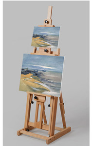 Chevalet à cadre en H en noyer de haute qualité Chevalet de peinture de studio polyvalent pour artistes Nouveau produit - Product Image 3