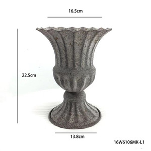 Nuevo Florero de Mesa Moderno de Hierro Forjado a Mano de Alta Calidad para Bodas, Hoteles y Habitaciones, Blanco/Dorado/Gris, Tamaños S/<span class=keywords><strong>M</strong></span>/L - Product Image 5