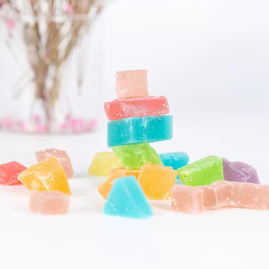 Wholesale Crystal Chewing Fruit Flavors Gem Crystal Ice Cube Amber <strong>Sweets</strong> <strong>Suger</strong> Gummy Candy - Product Image 6