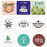 Papier de dessous de verre de tapis de barre absorbants imprimés sur mesure pour la bière boisson emballage et produit d'impression de qualité supérieure
