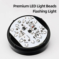 Mini voyant LED stroboscopique 12V/24V Signal d'avertissement en plastique pour ouvre-porte alarme clignotant