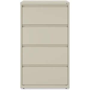 Archivador lateral Alera con 4 cajones para archivos tamaño legal/estándar, 30 x 18.63 x 52.5 pulgadas, color masilla - Product Image 3