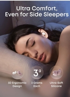 Nouveaux écouteurs Bluetooth super mini à suppression active du bruit blanc pour le sommeil avec crochet auriculaire souple