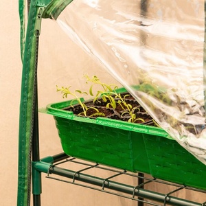 Invernadero de Jardín Portátil Plegable de 3 Niveles de PVC HUGELEAF con Cubierta, Fácil de Montar, Ecológico - Product Image 3