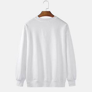 เสื้อสเวตเชิ้ตแขนยาวผู้ชาย ผ้าฝ้าย ทรงหลวม ปักลายตามสั่ง พิมพ์ลาย ราคาขายส่งสำหรับฤดูหนาว รับผลิตแบบ OEM - Product Image 2