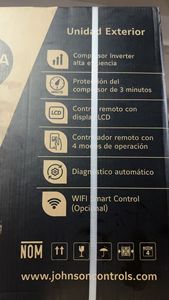 Condizionatore d'Aria Split a Parete Solo Raffreddamento Inverter 18000BTU al Prezzo Più Conveniente Marca York - Product Image 2