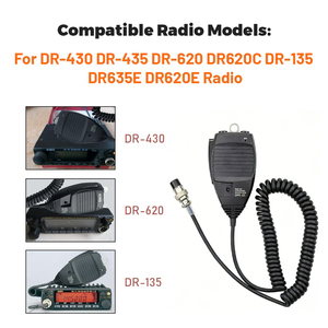 Backlit <b>Microphone</b> for Alinko DR-03T DR-06T DR-430 DR-435 DR-620 DR620C DR-135 DR-235T DR635E DR620E Radio Backlit <b>Microphone</b> - Product Image 2