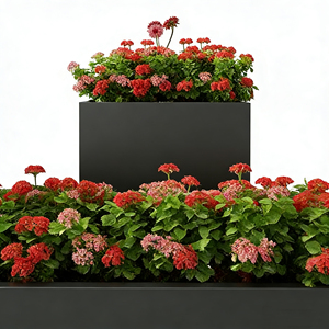 Grand <span class=keywords><strong>bac</strong></span> à plantes extérieur en acier inoxydable durable et écologique pour la maison et l'aménagement paysager commercial - Product Image 2