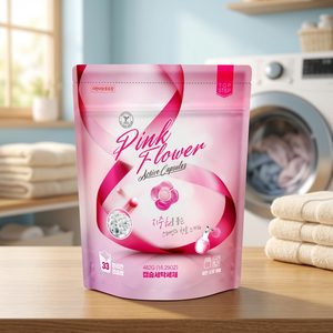 Topstep Famous Korea Wholesale Eco-Friendly Pink Flower Apparel Laundry <b>Detergent</b> Capsules Disposable Removes Fine Dust - Product Image 2