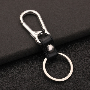 Heren Metalen Legering Auto Sleutelhanger Met Lente Sleutel Hanger Aanpasbaar Logo Creatieve Persoonlijkheid Custom Sleutelhanger Souvenir Cadeau - Product Image 3