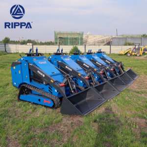 मुफ्त शिपिंग सस्ता 0.8टन 1 टन 2टन मिनी स्किड स्टीड लोडर डीजल इंजन मिनी लोडर कॉम्पैक्ट ट्रैक लोडर - Product Image 6