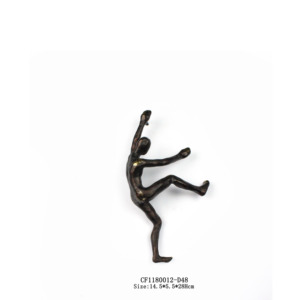 Bán Buôn 3D Nhân Tạo Resin Đen Leo Men Đối Tượng Cho Trang Trí Tường - Product Image 4