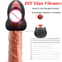 Mini-Vibratoren mit Fernbedienung für Penis-Hüllen, BlueRabbit DIY Sexspielzeug-Zubehör