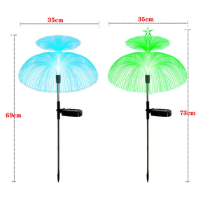 ديكور شمسي لعيد الميلاد ديكور ضوء زهرة مزدوج السطح للحديقة رقعة خضروات - Product Image 2