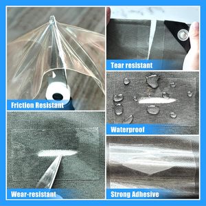 Прозрачный надувной ремонтный комплект из ТПУ, водонепроницаемая ремонтная лента для надувных конструкций, для автодомов, навесов, тентов, брезента, палаток - Product Image 3