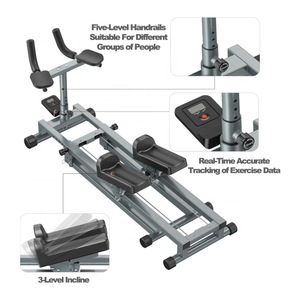 Wellshow Sport 3-in-1: Attrezzo <span class=keywords><strong>per</strong></span> Stretching <span class=keywords><strong>della</strong></span> Colonna Vertebrale, Stepper e Stretcher Regolabile <span class=keywords><strong>per</strong></span> <span class=keywords><strong>Esercizi</strong></span> Addominali e Lombali - Product Image 3