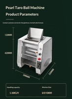 Machine Commerciale Électrique Entièrement Automatique 220V à Vitesse Réglable pour la Fabrication de Perles de Taro et de Manioc, Équipement pour Thé Boba