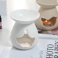 Großhandel Haus Tee licht Wachs Schmelzwärmer Aroma Keramik Ölbrenner für Duftöl