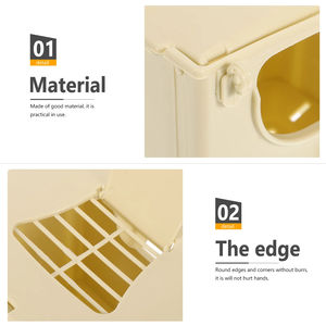 Kuş malzemeleri yetiştiriciliği kutusu kafes açık inkübasyon durumda plastik Pet - Product Image 6