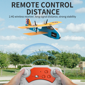 NOUVEAU HOSHI KFPLAN KF801 Avion RC 4 canaux, portée 60m, mini planeur à aile fixe, modèle d'avion électrique à moteur brossé, pour extérieur, avec batteries - Product Image 6