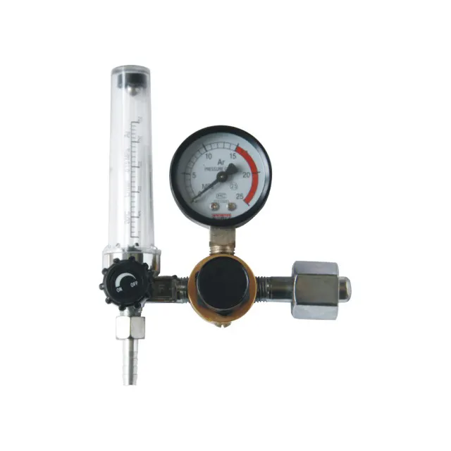 ร้อนขาย25MPA อาร์กอน Co2 Regulator มิเตอร์วัดการไหลควบคุมก๊าซที่มีเครื่องวัดออกซิเจนทางการแพทย์ Flowneter ควบคุมก๊าซราคา