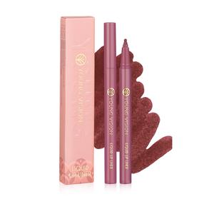 ลิปกรอสแบบน้ำเคลือบฟองน้ำหัวน้ำเต้าไอน้ำแบบละอองลิปสติกแบบน้ำสีนู้ดกันน้ำ - Product Image 4