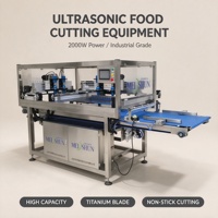 Automatisierte Ultraschall-Lebensmittelschneideanlage Hochpräzise Ultraschall-Gebäckteilermaschine mit Intelligentem Digitalgenerator