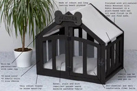 Moderne Houten Hondenkrat Hondenmeubels Binnen Buiten Hondenkennel Dierenhok Hout Dierenkooien Kooien Met Deur