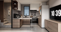 Maison-conteneur de luxe Apple Cabin pour hôtel, structure en acier extensible et portable