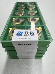 Plaquettes de taraudage indexables revêtues 27NR - Outil de haute performance pour l'usinage et le tournage de filetages 27NR Norme ISO 27NR Conforme aux normes internationales - Product Image 1