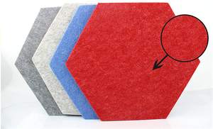 <span class=keywords><strong>Panel</strong></span> acústico hexagonal de diferentes formas, decoración de <span class=keywords><strong>pared</strong></span> de oficina, fibra de poliéster, <span class=keywords><strong>antiruido</strong></span> - Product Image 3