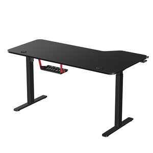 Furnitur meja komputer meja kerja, dudukan Motor tinggi eksekutif dengan tinggi, Meja game kantor dapat disesuaikan - Product Image 6