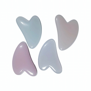 Productos de belleza en forma de corazón, herramientas para el cuidado de la piel, raspador facial de resina Gua Sha - Product Image 6