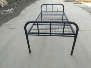 Hot Sale Adults and children Steel Metal <b>Single</b> Full Size <b>Bed</b> Frame Spring Minimalist Design Stable Bedroom Furniture for Hotel - Product Image 2