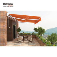 Auvent de terrasse Hooeasy, fenêtres de porte, manuel, électrique, en aluminium, à bras repliables, pare-soleil de terrasse, auvents rétractables
