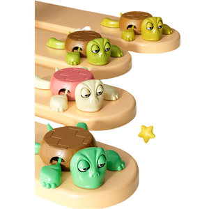 Sous-verre tortue avec expression amusante lorsqu'on pose un verre sur son dos - Entièrement coloré - Cadeau amusant pour un amateur de tortues - Product Image 2