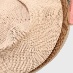 Mode polyvalent coton béret casquette couleur unie peintre chapeau personnalisé femmes respirant <span class=keywords><strong>tricot</strong></span>é chapeau béret chapeau pour hommes - Product Image 6