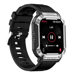 2024 Neues BT Anruf-Armband 1,83 Zoll Touchscreen langer Standby-Herzfrequenz echter Blut-Sauerstoff-Monitor Smartwatches NK36