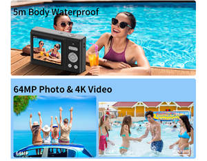 <span class=keywords><strong>กล้อง</strong></span>ดิจิตอลดีไซน์บางเฉียบ DC126C <span class=keywords><strong>ซูม</strong></span>ออปติคอล 12 เท่า เซ็นเซอร์ CMOS แบตเตอรี่ใช้งานได้ยาวนาน ความละเอียดภาพระดับมืออาชีพ 8MP วิดีโอความละเอียดสูงแบบ Full HD - Product Image 4