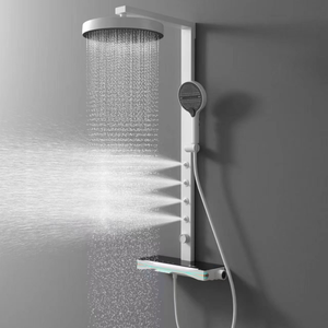 Fabricante Gery Digital Acero inoxidable en la pared Grifo <span class=keywords><strong>de</strong></span> ducha <span class=keywords><strong>Marca</strong></span> <span class=keywords><strong>de</strong></span> <span class=keywords><strong>agua</strong></span> Juego <span class=keywords><strong>de</strong></span> mezclador <span class=keywords><strong>de</strong></span> ducha <span class=keywords><strong>de</strong></span> lluvia - Product Image 1