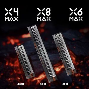 Teclado controlador MIDI USB portátil MIDIPLUS XMAX 49/61/88 teclas semipesado para órgano electrónico - Product Image 2